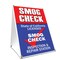 Signmission Smog Check, 36 Inch x 24 Inch A-frame Yard Sign, Plastic Sign SBC-2436-Smog Check - alternate 1