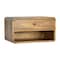 Homeroots 18" Beige Solid Wood One Drawer Floating Nightstand 651478 - alternate 6
