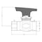 Hoke 7100 Series 2-Way Ball Valves, 1/4in MNPT x  1/4in FNPT, 3000 PSI, 0 To 300 Deg. F 7155F2B - alternate 3