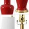Jonathan Y Julian 29" Traditional Classic Ceramic Urn LED Table Lamp, Red JYL4026G - alternate 2