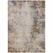 Homeroots 9' X 12' Ivory Blue And Copper Abstract Washable Indoor Outdoor Area Rug 605847 - alternate 2