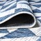 Jonathan Y Andratx Modern Tribal Geometric Blue/Ivory 2 ft. x 10 ft. Indoor/Outdoor Runner Rug SMB126B-210 - alternate 2