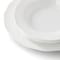 Meritage Eva 16 Piece Wavy Edge Bone China Dinnerware Set in White 750123502M - alternate 2