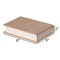 Vintiquewise 8in Classic Linen-Covered MDF Vintage-Style Book Box Storage Case for Keepsakes, Beige QI004856.BG - alternate 4