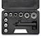 Neiko Interchangeable Large Hollow Hole Punch Tool Set, 10 Piece, Includes Carrying Case 02614A - alternate 1