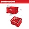 Milwaukee Tool PACKOUT Tool Crate, Polymer, Red, 18-3/4 in W x 15-1/2 in D x 10 in H 48-22-8440 - alternate 4