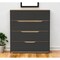 Homeroots 32" Natural And Black Four Drawer Dresser 543993 - alternate 3