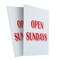 Signmission Open Sundays, Plastic Signs Only 24 Inch x 36 Inch, Corrugated Plastic, 2PK CSB-2436-2PACK-Open Sundays - alternate 1