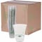 Eco-Products 12 oz GreenStripe Cold Cups - 12 fl oz - Clear, Green - Polylactic Acid (PLA) - Cold Drink, 20PK EPCC12GSA - alternate 2