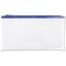 Universal Zippered Wallets/Cases, 11 x 6, Clear/Blue, 2PK UNV69025 - alternate 2