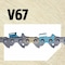 Oregon Chisel Chain, 16", 67 Drive Links V67 - alternate 2