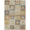 Homeroots 9' X 12' Linen Blue And Copper Geometric Washable Indoor Outdoor Area Rug 605047 - alternate 3