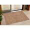 Homeroots 3' X 5' Terra Cotta And Brown Abstract Washable Indoor Outdoor Area Rug 594965 - alternate 1