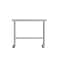 Flash Furniture Rawcliffe SS 18Ga Work Table w/1.5in. Backsplash, Undershelf and 2 Locking Casters, 48 x 24 x 36 NH-WT-2448BSP-CAS-GG - alternate 4