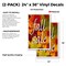 Signmission Fall Sale, Vinyl Decals Only 24 Inch x 36 Inch, Vinyl Decal, 2PK DSB-2436-2PACK-Fall Sale - alternate 2