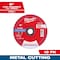 Milwaukee Tool Cut-Off Wheel, 7/8" Sz, 6" dia., PK10 49-94-0121 - alternate 1