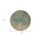 Homeroots 8' Artichoke Green Gray And Gold Round Abstract Washable Indoor Outdoor Area Rug 603061 - alternate 4