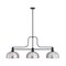 Z-Lite Melange Matte Black 3 Light Billiard 725-3MB-D13BN - alternate 1
