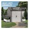 Rubbermaid Storage Shed, 337 cu ft, 7 ft x 7 ft x 8 ft, Brown 2145548 - alternate 1