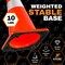 Xpose Safety 28 Inch Orange Traffic Cones Heavy Duty 10lb with 6in and 4in Collars, DOT Approved, 8PK AOTC28-64-10L-8-X - alternate 2