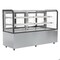 Koolmore 71 in. Dry Bakery Display Case with Front Curved Glass Protection, 20 cu ft. BDC-20C - alternate 2