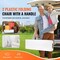 Vevor 6FT Plastic Folding Bench Portable Outdoor Bench for Garden White, 2PK SN-D183-2 - alternate 2