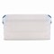 Advantus Super Stacker Lift-Off Lid Storage Tote, 14.25 x 10.3 x 6.5, Transparent/Blue 39811 - alternate 4