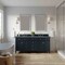 James Martin Vanities 72" D Vanity, Black Onyx w/Parisien Bleu Top w/FreePower Wireless Charger 650-V72-BKO-FPBL - alternate 2
