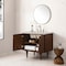 James Martin Vanities Amberly 36" Single Vanity, Mid-Century Walnut, w/ 3 CM Siberian Silestone Top 670-V36-WLT-3SFR - alternate 3