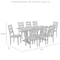 Crosley Joanna 9-Piece Dining Table Set For 8 KF13068RB-RB - alternate 2