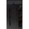 Vdomdoors Steel Door Dekton 0163 Ardesia Nero Side and Top Exterior Window Sidelite Entry Door Painted W36+14 DEKTON0163EXD-ARD-W36+14xH80+16-RH-I - alternate 1