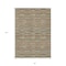 Homeroots 8' X 10' Orange Copper And Gray Striped Washable Indoor Outdoor Area Rug 587923 - alternate 3