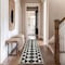 World Rug Gallery Geometric Bohemian Runner Rug 2 ft 3 in x 12 ft Black WR99BLACK2X12 - alternate 1