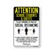 Signmission PSA School Students And Guests Practice Social Distancing 14in X 10in Wall Graphic, NS-RD-1014-25411 OS-NS-RD-1014-25411 - alternate 1