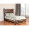 Homeroots Walnut Live Edge Solid Wood Queen Bed Frame 520901 - alternate 2
