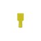Gb Disconnect Terminal, 600 V, 12 to 10 AWG Wire, 1/4 in Stud, Vinyl Insulation, Yellow0, 50PK 10-155F - alternate 1