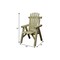 Homeroots 28" X 26" X 42" Natural Wood Dining Chair 370286 - alternate 4
