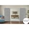 Sartodoors Double 36x80" with Planum 0010 Concrete Stainless Steel 13' Rail Hangers  Set Panel Interior PLANUM0010DB-S-BTN-36 - alternate 1