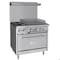 Koolmore 36 in. 2 Burner Commercial Natural Gas Range with 24 in. Griddle in Stainless-Steel KM-CRG36-NG - alternate 4