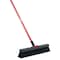 Libman Smooth Surface Push Broom, 19-1/2 in Sweep Face, 3 in L Trim, Recycled PET Bristle, 64 in L 800 - alternate 1