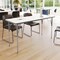 Flash Furniture Wren 60 in x 24 in Adjustable Height Activity Table, Thermal Laminate Top, Standard Legs, White XU-A2460-REC-WHT-T-A-GG - alternate 3