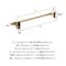 Amerock Davenport Champagne Bronze Transitional 18 in 457 mm Towel Bar BH36053CZ - alternate 2