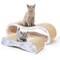 Simple Deluxe FluffyDream 2 in 1 Cat Scratcher Cardboard Lounge Bed, Cat Scratching Post, Durable Board Pads Prev PTFURNSCRATPAD2IN1LMBW - alternate 1