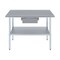 Amgood 24 in. x 48 in. Stainless Steel Table With Drawer AMG WT-2448 + DRAWER-1520-Z - alternate 2