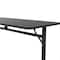 Correll Rectangle Econoline TFL Flip Top Table, 72 in W, 23 in to 31 in H, Particleboard Top, Black Granite FTM2472TF-07 - alternate 3