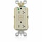 Leviton AFCI Receptacle 20A HG/TR Ivory AFTR2-HGI - alternate 1