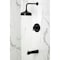 Kingston Brass Single-Handle Pressure Balanced Tub and Shower Faucet, Matte Black KB6330CML - alternate 3