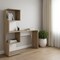 Homeroots 47" White and Brown Wood Computer Desk 403804 - alternate 2