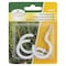 Landscapers Select Storage Hook, 1-27/64 L, 2-3/4 in H, Steel, White, Wall Mount Mounting GB0263L - alternate 2
