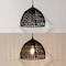 Jonathan Y Campana 10.25" 1-Light Bohemian Modern Woven Rope/Iron LED Pendant, Black JYL6513B - alternate 3